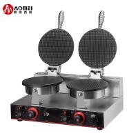 China Electric Waffle Baker Machine with 2 Plates and Temperature Control Gross Weight 12.5kg factory