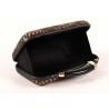 China Hollow Out Style Ladies Leather Clutch Bags Luxury With Shoulder Chain factory
