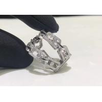 Quality Custom Made Messika 18k White Gold Move Pei Pavé Ring for sale
