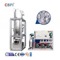 China 30 Ton Ice Tube Machine For Food Market with Stainless Steel 304 Evaporator factory