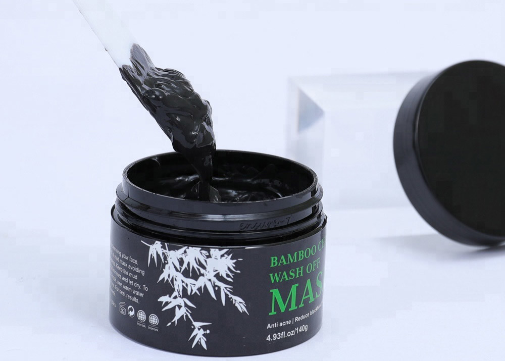 China Pore Cleansing Mud Face Mask / Bamboo Charcoal Mud Mask For Moisturizing Lightening factory
