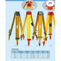 Quality Durable Wooden tripod for Total Station, Automatic Level, GPS with Red Color for sale