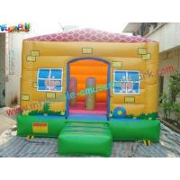 China Peppa Pig Commercial Bouncy Castles , Popular Mini Inflatable House For Childrens factory