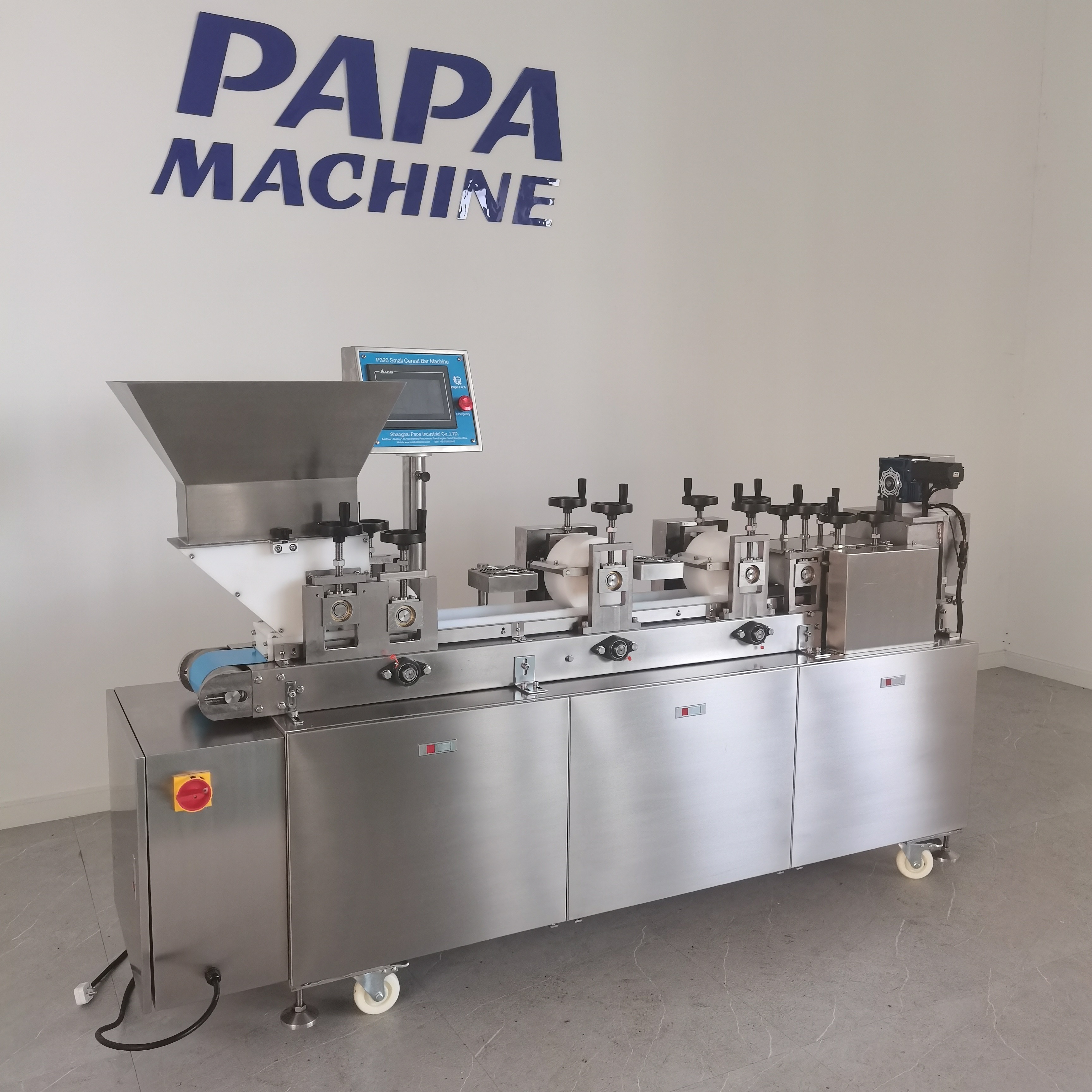 China Papa Small Europe Technology Cereal Bar Forming Machine For Sales factory