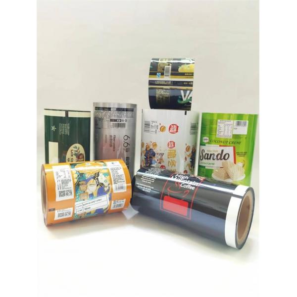 Quality Plastic Foil Printed Laminated Rolls Film Food Packaging For Snack for sale