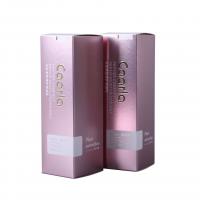 Quality Metallic Cosmetic Packaging Box Custom Mascara Box Rose Gold White Printing for sale