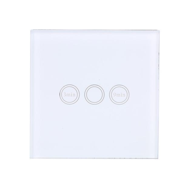 Quality Smart Home Uk Standard Timer Touch Smart Wall Switch Time Control Lamp Light for sale