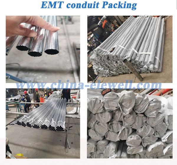 UL797 ANSI 80.3 Electrical Conduit Steel Tubing EMT Conduit