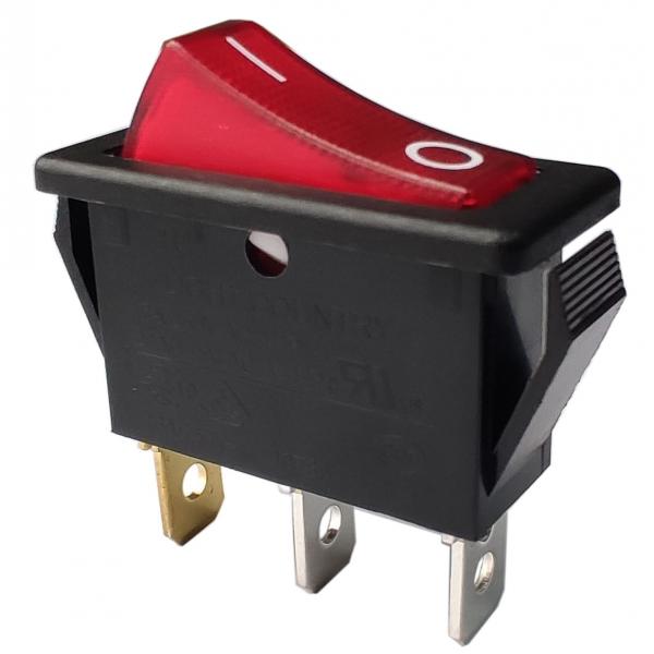 Quality Good Quality ON-OFF Rocker Switch with Red light,16A 250V, UL VDE for sale