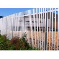 China Hot Dip Galvanized Steel Palisade Fencing Heat Treated Pressure Treated Wood Type factory