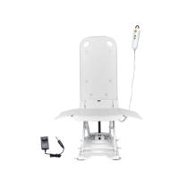 China Household Electric Bath Chair Adjustable Bath Seat Anti Skid White factory