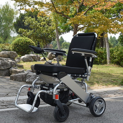 Quality Folding Indoor Electric Wheelchair Ultra Light Portable for sale
