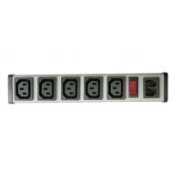 Quality UL C-UL list IEC 5Jacks 15A Overload Protector Outlets Power Strip for sale