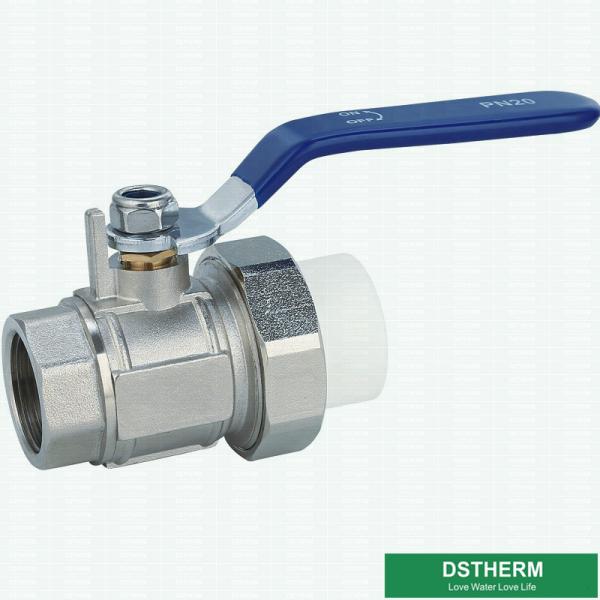 Quality Ppr Female Single Union Ball Valve Heavier Types Strong Quality High Flow Rate for sale