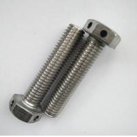 China Stainless Steel 304 GB /T 32.1 Hexagon Bolts With Wire Holes On Head factory