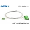 China 1x8 PLC Fiber Splitter SC/APC Mini Module 900um Tube 1.5 Meter FTTH System factory