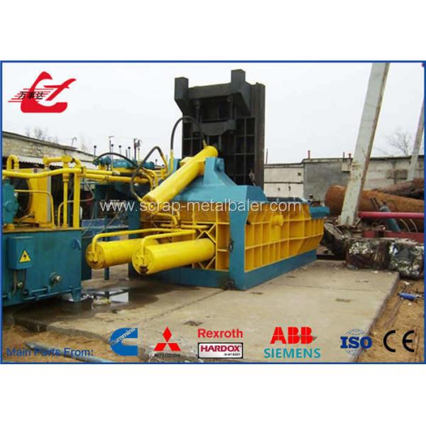 Quality Waste Beverage Cans Scrap Metal Baler Aluminum Can Recycling Equipment PLC for sale