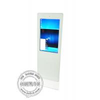 China Ultra HD Lcd Standing Self Help Touch Screen Kiosk All In One With Web Camera factory