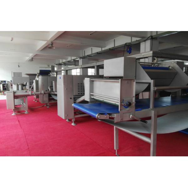 Quality High Capacity Pastry Equipment , Industrial Bakery Lines For Twisted Cinnamon for sale