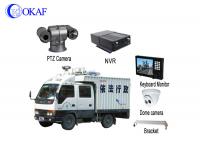 China Strong Light Vehicle PTZ Camera Roof Mounted Forensic Display 360 Degree Rotation factory
