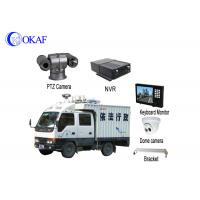 China Strong Light Vehicle PTZ Camera Roof Mounted Forensic Display 360 Degree Rotation factory