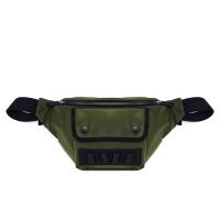 China Green Color Fanny Hip Pack , Nylon Fanny Waist Bag Lightweight factory