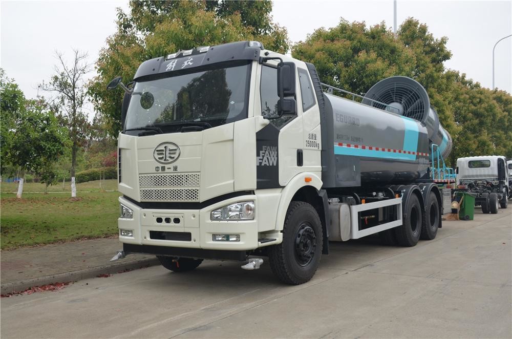 Quality 15000L Water Fog Cannon Suppression Dust Truck FAW Diesel 6x4 10 Wheels for sale
