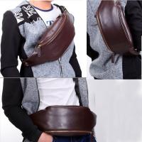 Buy cheap Men's Sport PU Waist Bag PU Leather Belt Bag from wholesalers