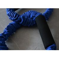 China Comfortable NBR foam handles double O  resistance bands Pulling Rope 8 Word Elastic for Exercise Muscle Training Tubing factory