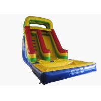 China Customized Large Inflatable Water Slides , Blow Up Pool Slides For Inground Pools factory