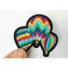 China Fashion Rainbow Custom Applique Patches Multicolor Used In Shoes factory