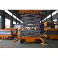 China 10M Single Person Mobile Scissor Lift Electric Hydraulic 500kg Load Capacity factory