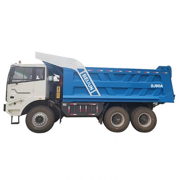 Quality Zero Emission Lifting Electric Mining Truck EV Dump Truck 90000kg for sale