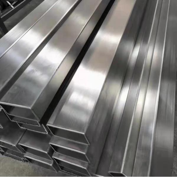 Quality Welded Mirror Polished Stainless Steel Square Tube ASTM A554 A312 SS 201 304 304L for sale