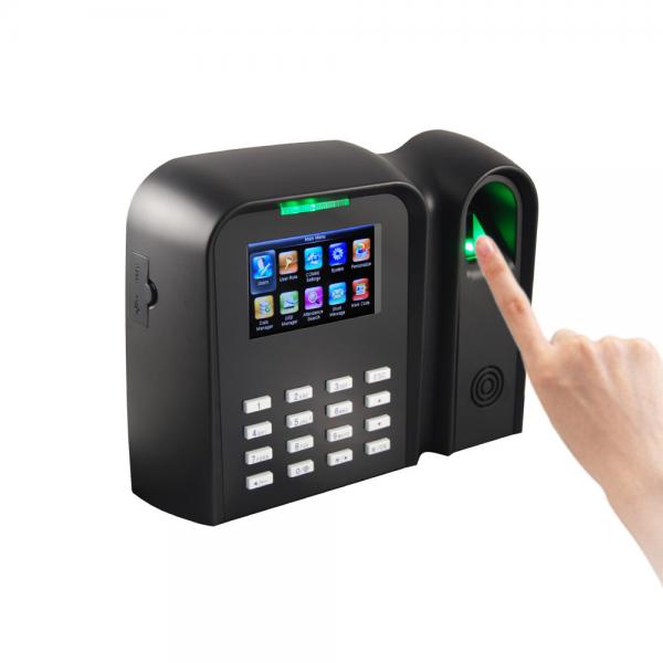 Quality Biometric Fingerprint Time Attendance Device With TCP/IP With RFID Card Reader for sale