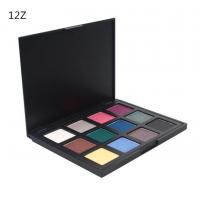 Quality Portable Women Eye Makeup Cosmetics Glitter Pigment Eyeshadow 12 Colors for sale