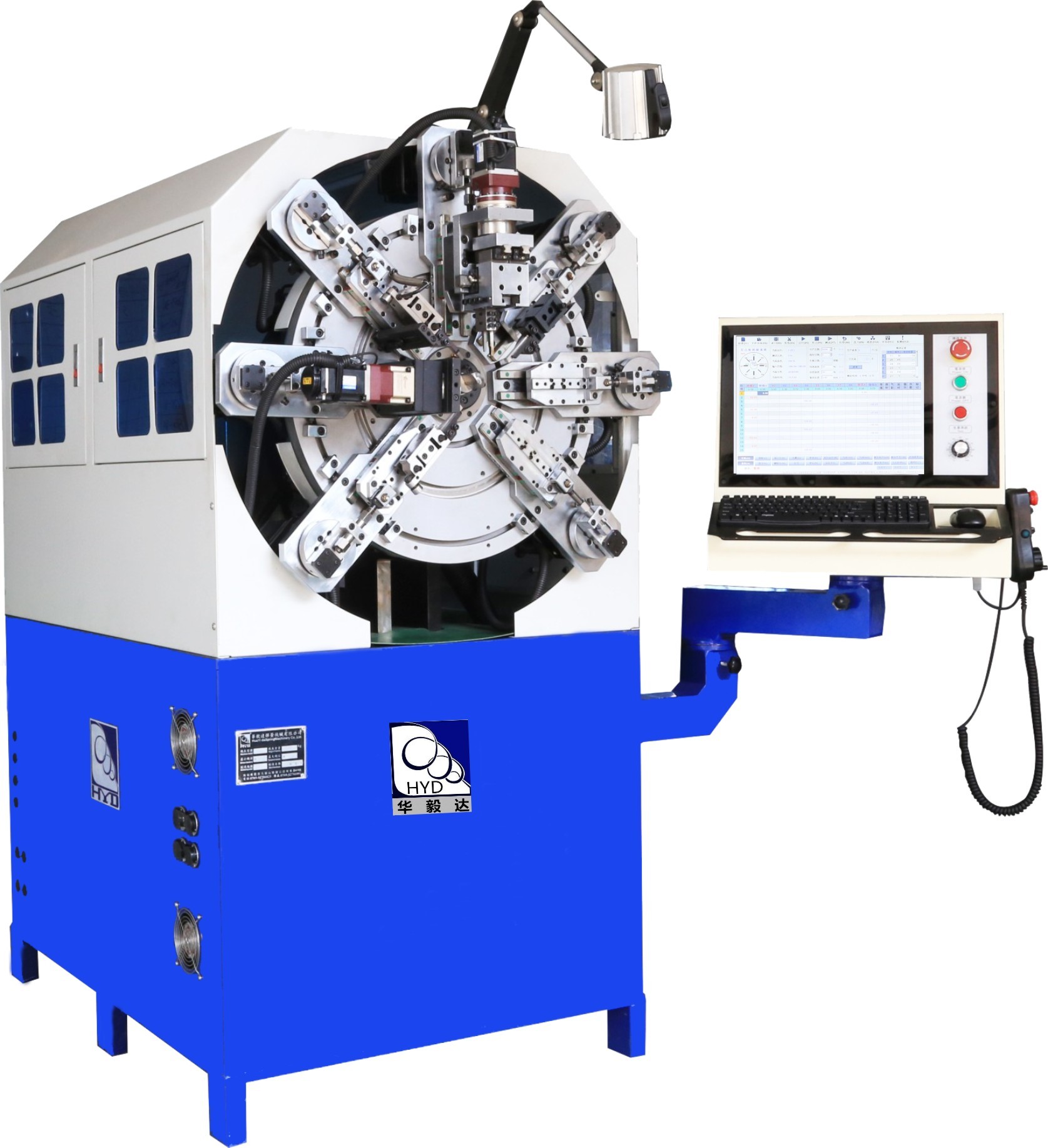 China CNC Control Spring Bending Machine / Spring Coiler Diameter 0.3 - 2.5mm for sale