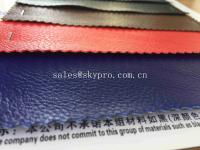 China Faux Upholstery Home Textile Synthetic PVC / PU Artificial Leather For Living Room factory