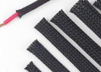 China Custom Size Expandable Braided Cable Sleeving Excellent Flexibility Wear Resistant factory
