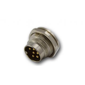 Quality 4 5pins M16 Circular Connector M16 Male Panel Mount Front Rear Socket Connector for sale