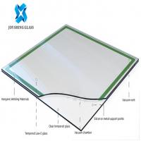 Quality Window Vacuum Insulated Glass Flat / Curved Tempered LOW E Glass 25 Years for sale