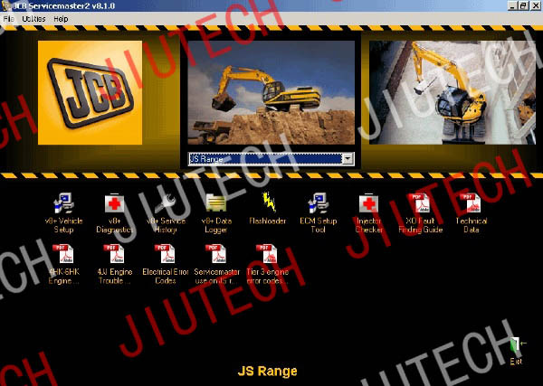 Quality JCB diagnostic JCB Service Master v8.10 Version Heavy Duty Truck Diagnostic for sale