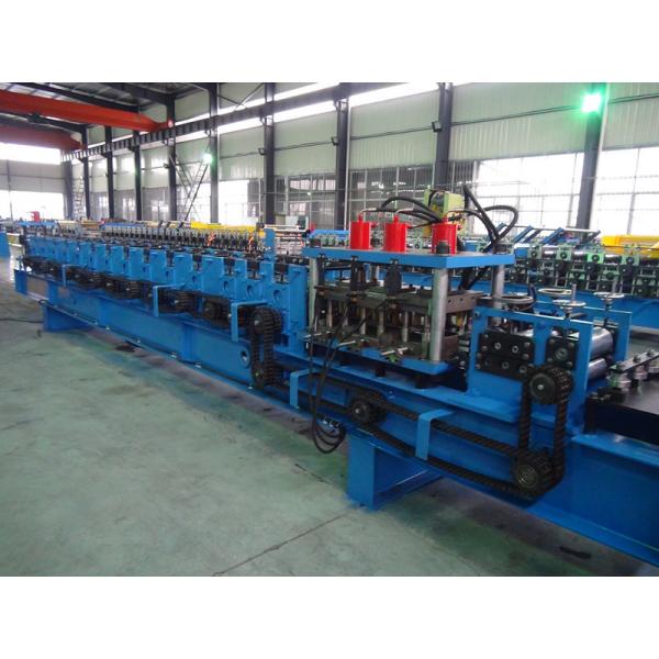 Quality Double Line Racking Roll Forming Machine / c Purlin Pre Punching System for sale