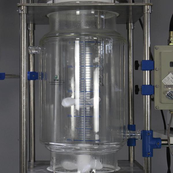 Quality Intelligent Control Double Jacketed Glass Reactor Customizable Steel Tubes for sale