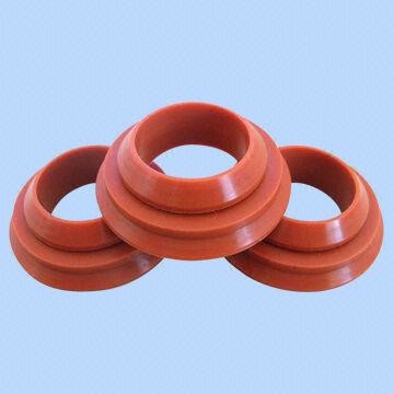 Quality Soft Flexible High Temp Silicone Gasket , Food Grade Silicone Rubber Gasket for sale