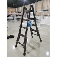 China Aluminum And Stainless Steel Folded Tactical Ladder 250kg Loading Capacity 1.52m Length factory