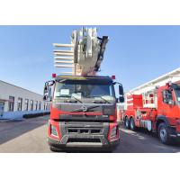 China 44m Working Height 22m Turning Diameter Aerial Ladder Working Platform Fire Truck factory