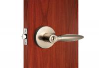 China Zinc Alloy Tubular Door Locks High Security 3 Brass Keys Satin Nickel factory