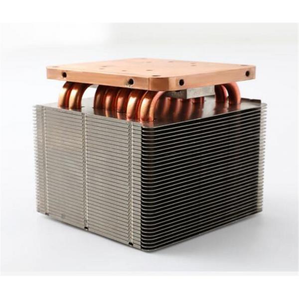 Quality Squared Copper Pipe Electronic Heat Sink , Sintered Laptop Cpu Heatsink for sale
