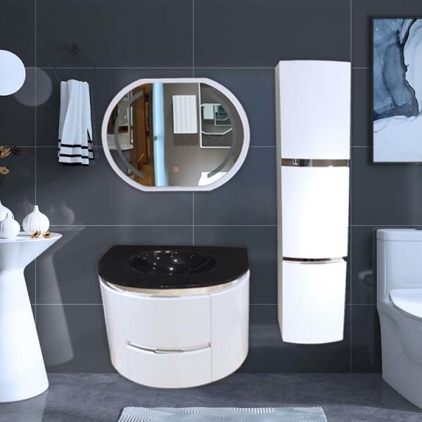 Quality SONSILL PVC Bathroom Cabinets 69*54cm Led Light Mirror Cabinet for sale